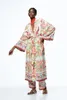 Chemisiers pour femmes, ceinture, Long Cardigan, ample, nœud kimono