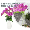 Dekoracyjne kwiaty dom sztuczny poranna chwałę Vine Petunia Work Wedding Decor Shop Symulacja żywotnie 35 cm Dekoracja Fałszę