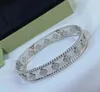Designer-Schmuck Luxus-Armband VCF Kaleidoskop 18 Karat Gold Van Clover-Armband mit funkelnden Kristallen und Diamanten, perfektes Geschenk für Frauen und Mädchen DJYK