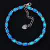 Hele Retail Fashion Blue Fire Opal Armband 925 Sterling Sliver Sieraden Voor Vrouwen BNT17122901269o