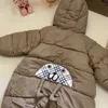 Down Coat Baby Designer Rompers One Piece Jacket Puffer för pojkar och flickor Nyfödda varmt utkläder Barn Drop Delivery Kids Maternity Clo Dhlno