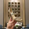 Sacora Damen-Sandalen, SACARIA, Luxus-Designer-Perle, elegante Braut- und Hochzeitskleid-Schuhe, Plateau-Absätze, Perlen-Leder-Damen-Sandale mit Box, Größe 35–42, Kristall-Riemen