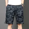 Men's Shorts Nieuwe Zomer Lange Cargo Heren Casual Katoen Multi Pocket Broek Tactische Militaire Camouflage 5xl