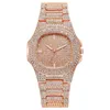 Wristwatches Full Diamond Watches Luxurious Quartz Dialy Ladies For Boyfriend Birthday Gift