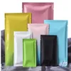 プラスチックマイラーバッグ長期食品保管と収集品の保護用アルミニウムフォイルジッパーバッグ8色