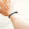 Charm Armband Cross Armband Pärlor Män kvinnor sträcker katolska