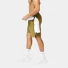 Lu-33 Shorts masculinos Yoga Outfit Calças de corrida Esporte Solto Treinador Curto Sportswear Ginásio Exercício Adulto Fitness Wear Elástico Respirável Secagem Rápida Cordão