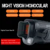 Bekintek LG64 Handlid Gece Görüşü Monoküler Şarj Edilebilir IRESCOPE Kızılötesi Goggles Tam Koyu Gözlemleme 8x Dijital Zoom 1080p Video 32G TF Kart