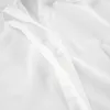 Camicette da donna Papillon Camicia bianca Manica lunga Casual Elegante Pendolare Top Versione ampia Abbottonatura