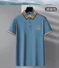 Burbery of Men Designer-Kurzarm-Poloshirt, hochwertig besticktes, kurzärmeliges Baumwoll-Poloshirt, Herren-T-Shirt, koreanische Modekleidung, Sommer-Luxus-Top 621