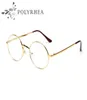 Montures de lunettes rondes Vintage de haute qualité pour femmes, lunettes de styliste de marque unies avec étui et boîte 2332527