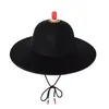 Шляпа Ханфу, древний костюм, большая круглая кепка, летающая рыба, Хэллоуин, Chivalrade, ветер Цзиньи Вэй, черный купол, карниз Мин, 231229