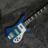 Heißer Verkauf gute Qualität 4003 Backer Bass E-Gitarre, blaue Farbe, Korpus aus Lindenholz, 4 Saiten Guitarra, kostenloser Versand – Musikinstrumente