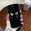 Leather Fashion Cool Volcano Green Eye Design Phone Case For iphone 15 14 13 12 11 Pro Max XS X XR 15 Plus Fashion Soft Silicone Back Cover 350pcs