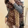 GD Grueso CD tb G Bufandas Bufanda Cachemira FF Mantón Mujer Largo C Invierno Wram Pashmina Wraps Hijab Con Borla Bufanda Foulard Regalo Diseñador