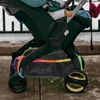 Barnvagnsdelar Raincoat Baby Car Cup Holder förvaringskorg Oxford Tygbotten Organiser blöja
