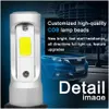 Bilstrålkastare 2st LED 12V 6000K H7 H4 H1 H11 H3 H13 880 9003 9005 9006 9004 9007 HB2 HB3 HB4 H27 strålkastare BBS -lampor Lamp Drop de DH8DJ