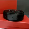 2023 Smooth leather belt luxury belts designer for men big buckle male chastity top fashion mens whole254d