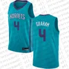 Custom Mens women youth kids charlotte''Hornets''4 Devonte''Graham 5 Nicolas''Batum Vintage basketball jersey green camo