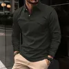 T-shirt da uomo moda primavera e autunno casual manica lunga camicia unisex confezione da uomo taglia alta