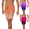 メンズショーツサマーシーサイドレジャースポーツランニングファッションドローストリングビーチパンツ
