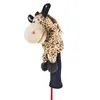 Cute cartoon animals Golf Club Head Covers Wood Head covers Driver Cover Plush doll protective cover 231229