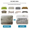Rozciągająca sofa Couch na kanapie kwiatowy wzór poduszki poduszka do mycia meble meble do salonu 231229