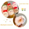 Accessori per capelli Clip laterali per palle di pelo invernali per bambini Simpatico peluche per ragazze Principessa Cartoon Bangs Mini Kids