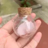 Bottles 15/20/30X Glass Dome Pendant Display With Cork Base Jars Cover Cloche DIY Micro Landscape Plant Container Decor Craft