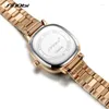 Relógios de pulso Relogio feminino Sinobi Golden Woman's Relógios Moda Casual Senhoras Quartz Top Marca Elegante Relógio Feminino