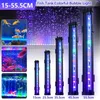 Rasoio 100240v 1555.5cm Colori Led Cambiamento impermeabile Acquario Luce Serbatoio di pesce Luce sommergibile Lampada a bolle d'aria Decorazione acquatica