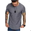 Męskie koszulki męskie koszule 2023 zniżka lato bambus bawełniany krótki rękaw okrągła szyja T-shirt upuszczenie odzieży tee dheul