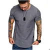 Homens camisetas Mens Camisetas 2023 Desconto Verão Bambu Algodão Manga Curta Em Torno Do Pescoço T-shirt Gota Entrega Vestuário Roupas Tees Dheul