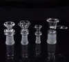 Hookahs Feminino Vidro Construído em Tela Tigela Slide Ash Catcher Fumar para Bong Tubulação de Água Erva Seca Claro Frete Grátis