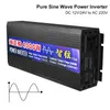 Accessori Convertitore di tensione per inverter a onda sinusoidale pura DC 12V 24V a AC 220V 2000W 3000W 4000W Convertitore di energia solare per auto a onda sinusoidale pura