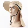 Camoland Summer Upf50 Sun Hats Women Mens Casual Boonie Hat With Neck Flap Outdoor Long Wide Brim Fishing Breatble Bucket Hat 231229