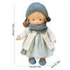 Soft Baby Dolls Handmade First Doll Stuffed Girl Plush Toy Rag For Kids 231229