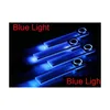 Lumières décoratives 4 en 1 12V voiture atmosphère intérieure décoration lampe bleu clair livraison directe mobiles motos éclairage accessoire Dhzan