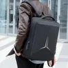 Zaino da uomo d'affari con password antifurto borsa per laptop impermeabile luminoso zaino da viaggio per moto unisex