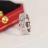 Bague punk en or avec diamant, taille moyenne et large, pour femme et petite amie, part288M