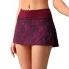 LL-88207 Abiti da yoga da donna Gonne da tennis a vita alta Gonna a pieghe da esercizio Cheerleader Abiti corti Abbigliamento fitness Ragazze che corrono Pantaloni elastici per adulti Abbigliamento sportivo