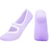 Women Socks Practical Pilates Breathable Backless Yoga Ankle Ballet Dance Sports for Fiess Drop