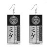 Dangle Earrings Anime Kakegurui Earring Jabami Yumeko Saotome Meari Suzui Ryota Drop For Women Acrylic Men