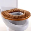 Toilet Seat Covers Winter Warm Cover Mat Bathroom Pad Cushion Soft Washable Protective Zippered