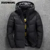 ZOZOWANG High Quality White Duck Thick Down Jacket Men Coat Snow Parkas Male Warm Hooded Clothing Winter Down Jacket Outerwear 231229