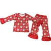 Winter boutique pyjama Jongens meisjes kinderen kerstkostuum met lange mouwen Broer/zus sets babykleding 231229