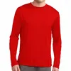 Men's T Shirts Long Sleeve Casual Loose Outdoor Running Sports Couple Tops Base Tees Workwear T-Shirt Men Clothing