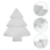 Dinnerware Sets Grids Serving Tray Christmas Tree Shaped Plate Tableware Dishes Nuts Storage