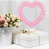 Kwiaty dekoracyjne Walentynkowe serce wiszące ozdoby miłosne wieniec walentynki dekoracje w domu