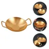 Pfannen Amphora Fonduetopf Metall zum Kochen Küche Kleiner Edelstahl-Grill-Wok